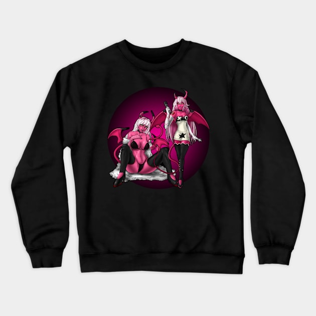 Verosika Pinup! Crewneck Sweatshirt by Oswald's Oddities